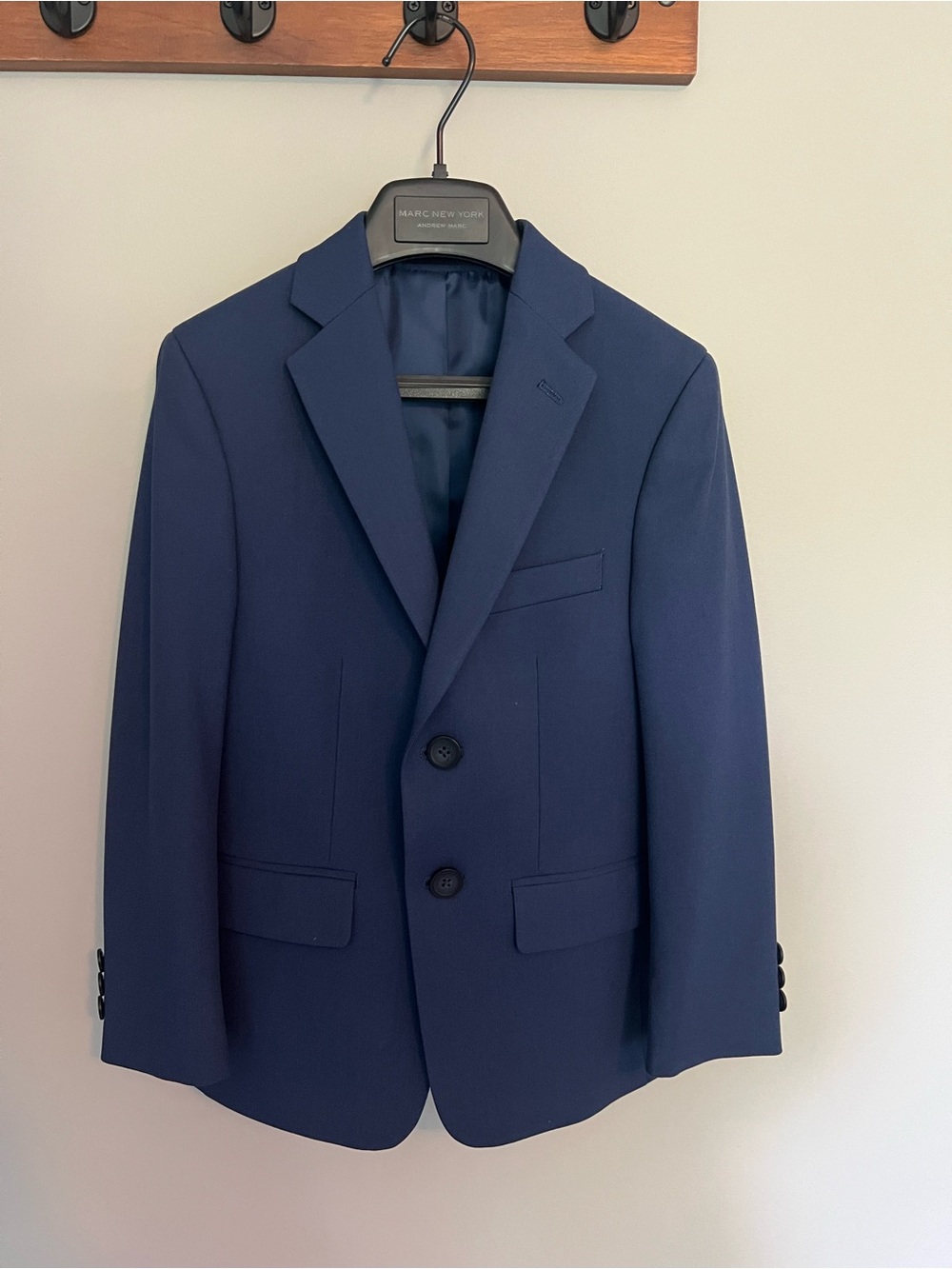 Marc New York Classic Navy Blazer Two-Button Suit - Boys Size 8